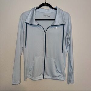 Under Armour Light Blue Zip-Up Jacket